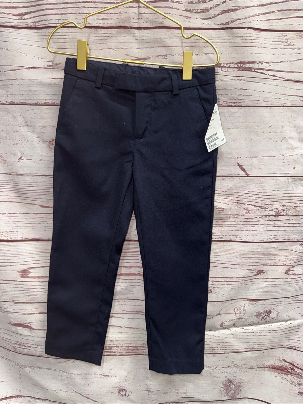 H&M Classic Kids Navy Dress Pants Size 4-5